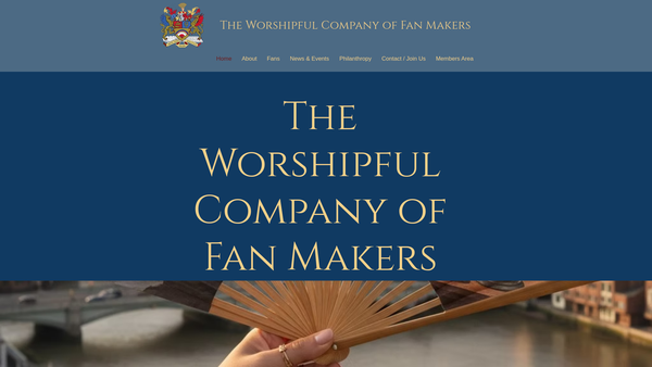 Screenshot of the The Poor Fund Of The Worshipful Company Of Fan Makers website