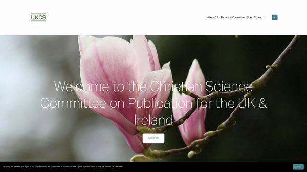 Screenshot of the Christian Science Committees On Publication For Great Britain And Ireland website