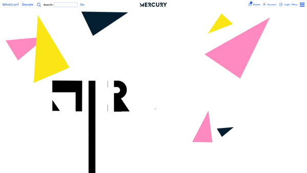 Screenshot of the Colchester Mercury Theatre Limited website