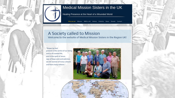 Screenshot of the Charity Administered In Connection With The Society Of Catholic Medical Missionaries website