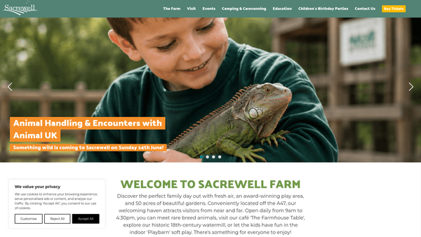 Screenshot of the The William Scott Abbott Trust website