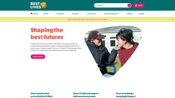 Screenshot of the Congregation Of The Brothers Of Charity website