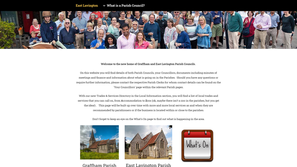 Screenshot of the Katherine Maud Guillod Fund website