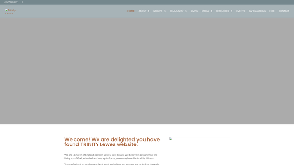 Screenshot of the Charity Of John Wishart Lyell website