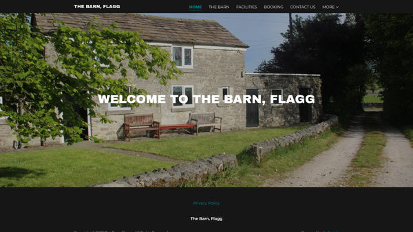 Screenshot of the The Green, Flagg website