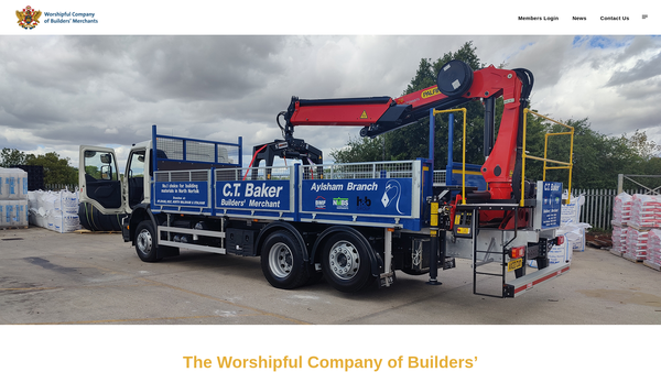 Screenshot of the The Worshipful Company Of Builders' Merchants Charitable Fund website