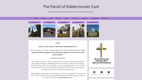 Screenshot of the Emily Jane Brooks Trust website