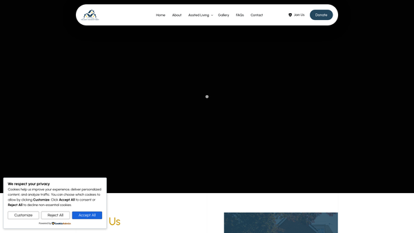 Screenshot of the John A Thompson Memorial Trust website