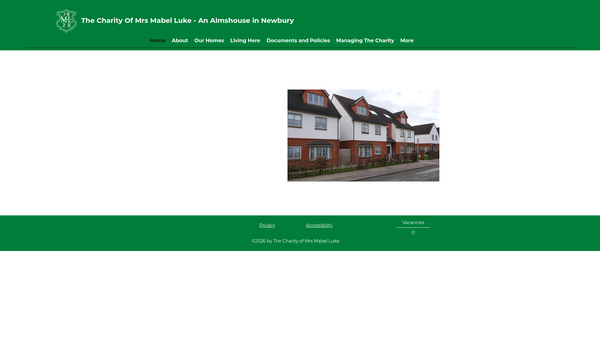 Screenshot of the The Charity Of Mrs Mabel Luke website