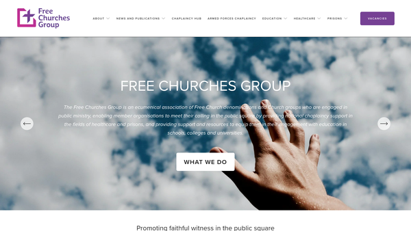 Screenshot of the The Free Church Federal Council (Incorporated) website