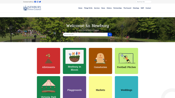Screenshot of the Allotment For Labouring Poor website
