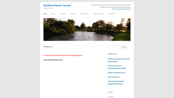 Screenshot of the Charity Of Henry Smith (Warbleton Estate) website