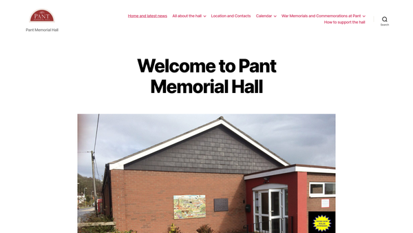 Screenshot of the Pant Memorial Institute website