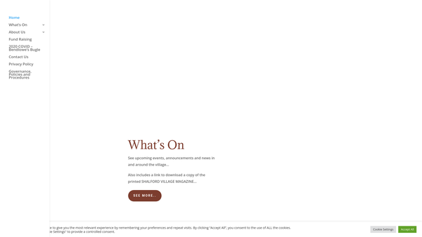 Screenshot of the William Bendlowe website