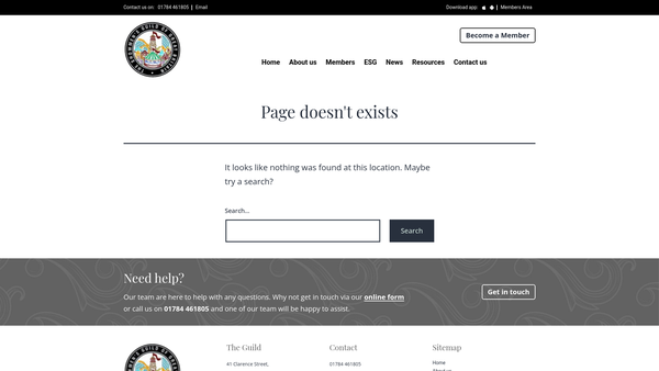 Screenshot of the Yorkshire Section Benevolent Fund, Showmen's Guild Of Great Britain website