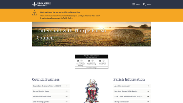 Screenshot of the Bede Houses website