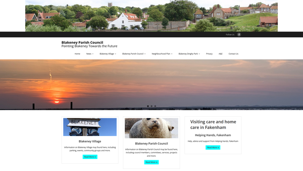 Screenshot of the Basset's Charity website
