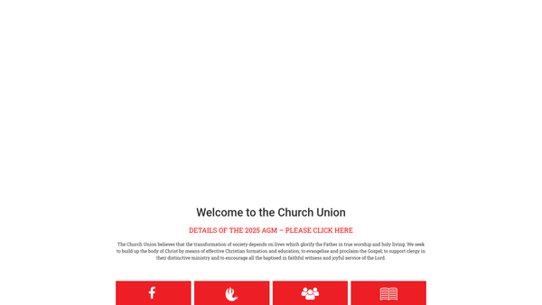 Screenshot of the General Trust Fund Of The Church Union website