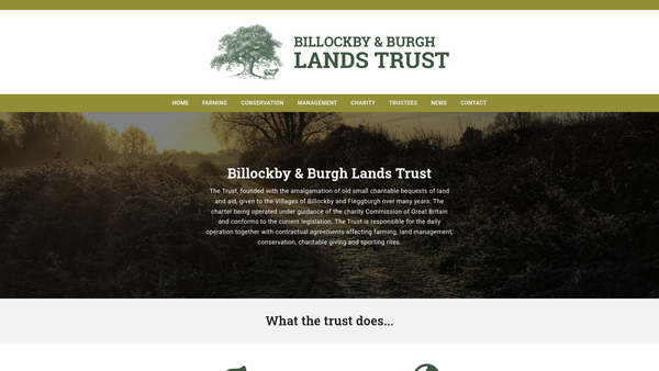 Screenshot of the Fuel Or Poor's Allotment, Burgh St. Margaret website