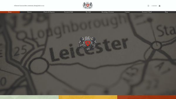 Screenshot of the Leicester Freemen's Estate website