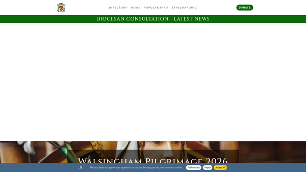 Screenshot of the James White Bequest Icw The Roman Catholic Church At Thornaby-On-Tees website