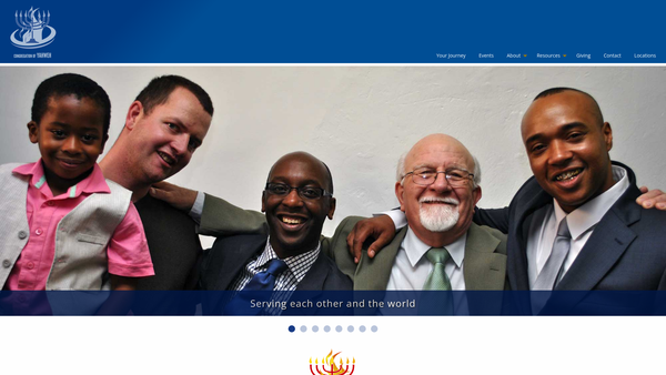 Screenshot of the The Congregation Of Yahweh website