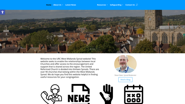 Screenshot of the Thomas Darbey Wilkes website