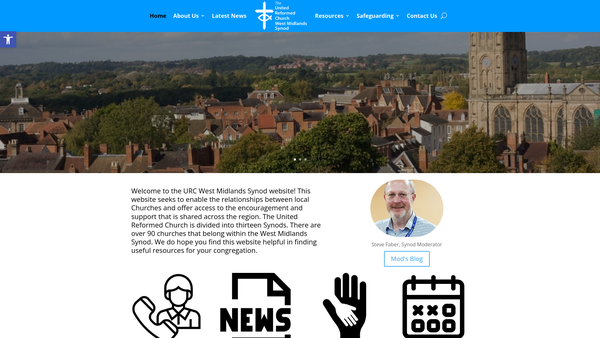 Screenshot of the Charity Of Matthias Royce Griffin website