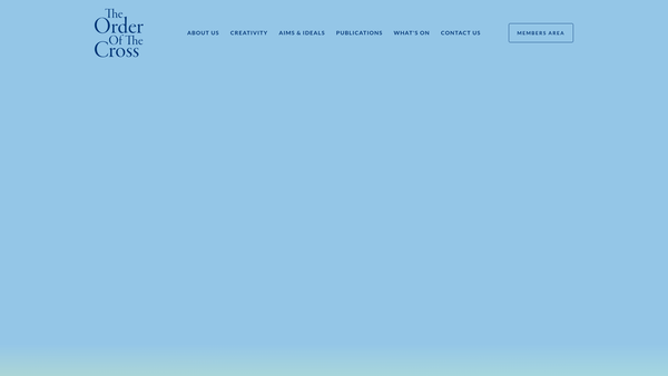 Screenshot of the The Order Of The Cross website