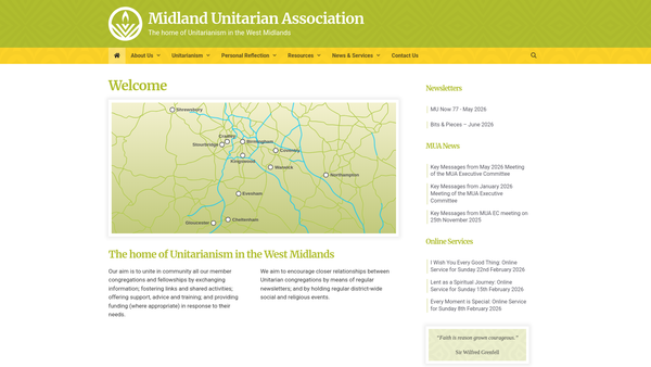Screenshot of the The Benton And Chidlaw Memorial Fund website