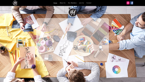 Screenshot of the The Havering Arts Council website