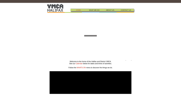 Screenshot of the Halifax And District Young Men's Christian Association website
