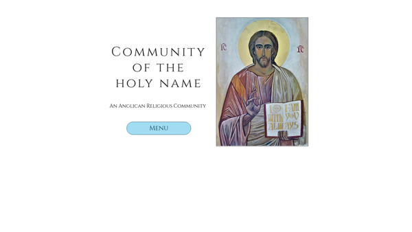 Screenshot of the Community Of The Mission Sisters Of The Holy Name Of Jesus website