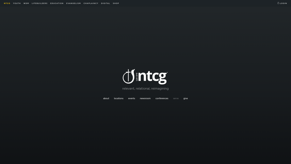 Screenshot of the New Testament Church Of God website