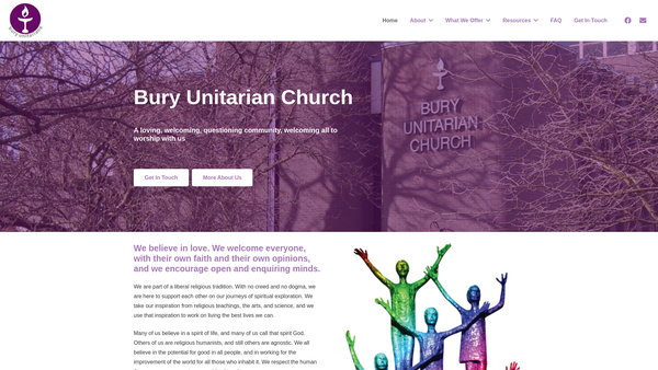 Screenshot of the Helen Grundy For Poor website