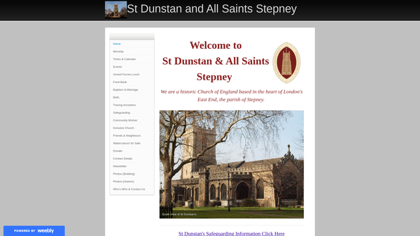 Screenshot of the Charity Of Mary Bastow website