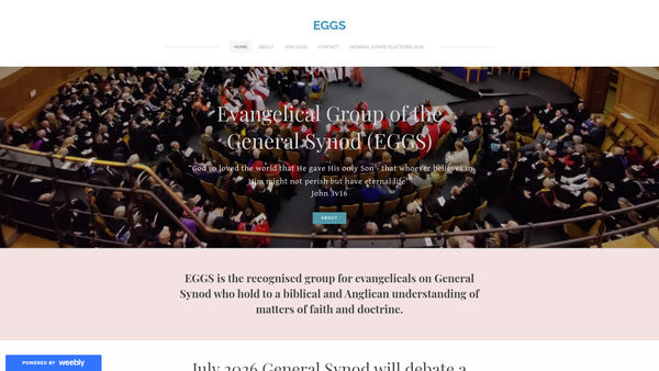 Screenshot of the The Anglican Trust website