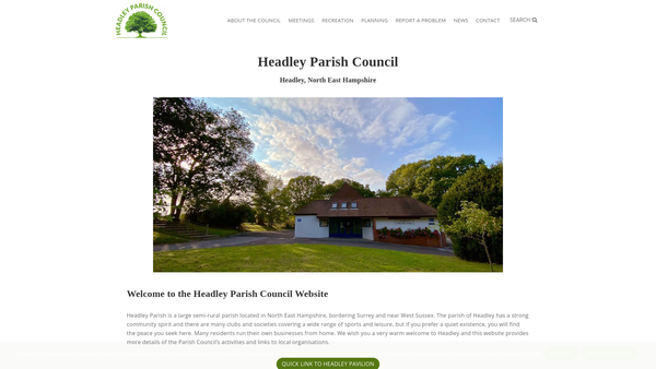 Screenshot of the Allotment For The Labouring Poor website