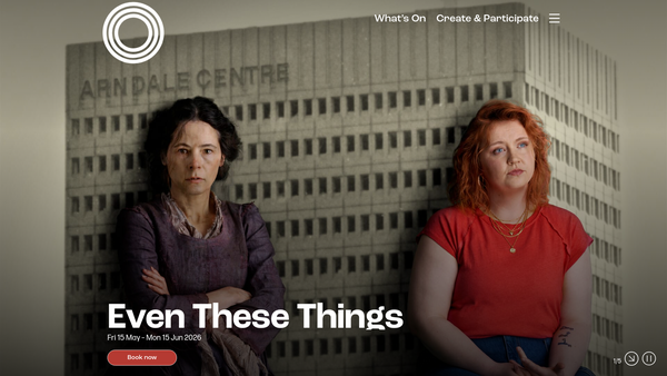 Screenshot of the Royal Exchange Theatre Company Limited website