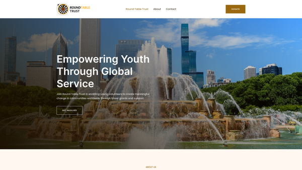 Screenshot of the The Round Table Trust (Deed 1962) website
