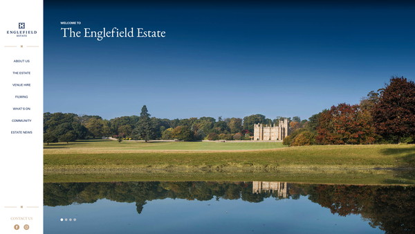 Screenshot of the The Englefield Charitable Trust website