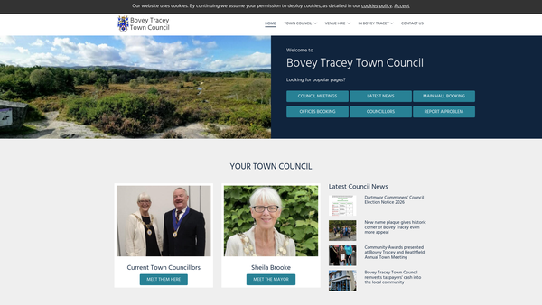 Screenshot of the Allotments For Labouring Poor website