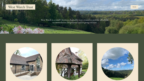 Screenshot of the The West Watch Trust website