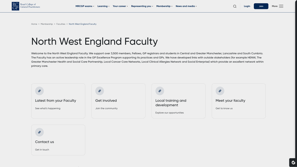 Screenshot of the Rudolph Friedlaender Memorial Fund website