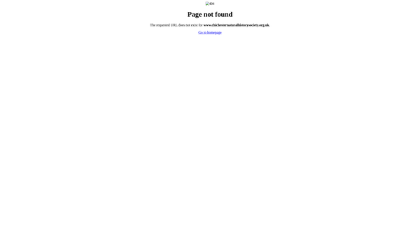 Screenshot of the Chichester Natural History Society website