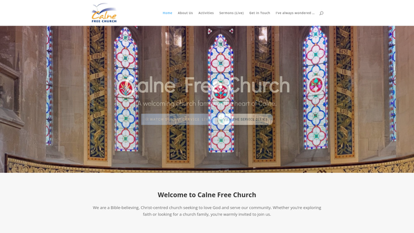 Screenshot of the Thomas Harris Fund website