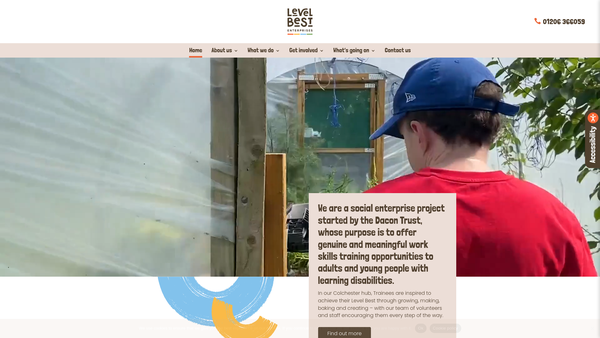 Screenshot of the The Dacon Trust Limited website
