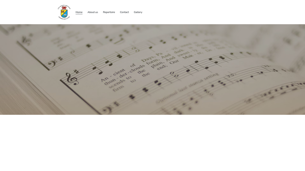 Screenshot of the Swansea Male Choir website