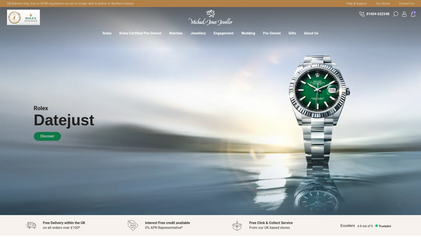 Screenshot of the Michael Jones Community Limited website