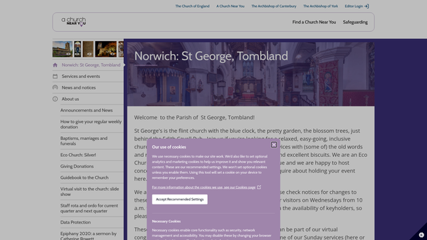 Screenshot of the Charity Of Sir John Pettus And Others website
